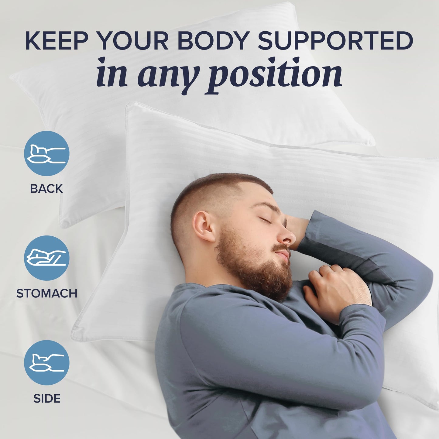 DownyNest™ Down&Feather Pillow