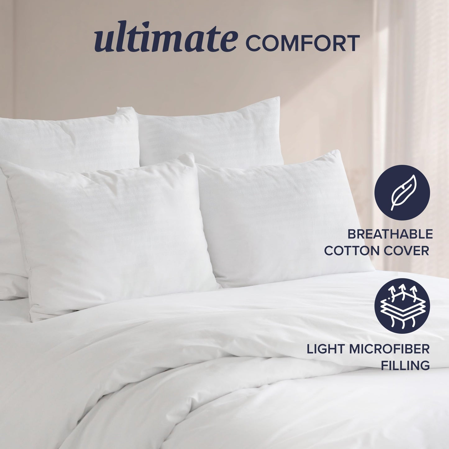 DownyNest™ Down&Feather Throw Pillow